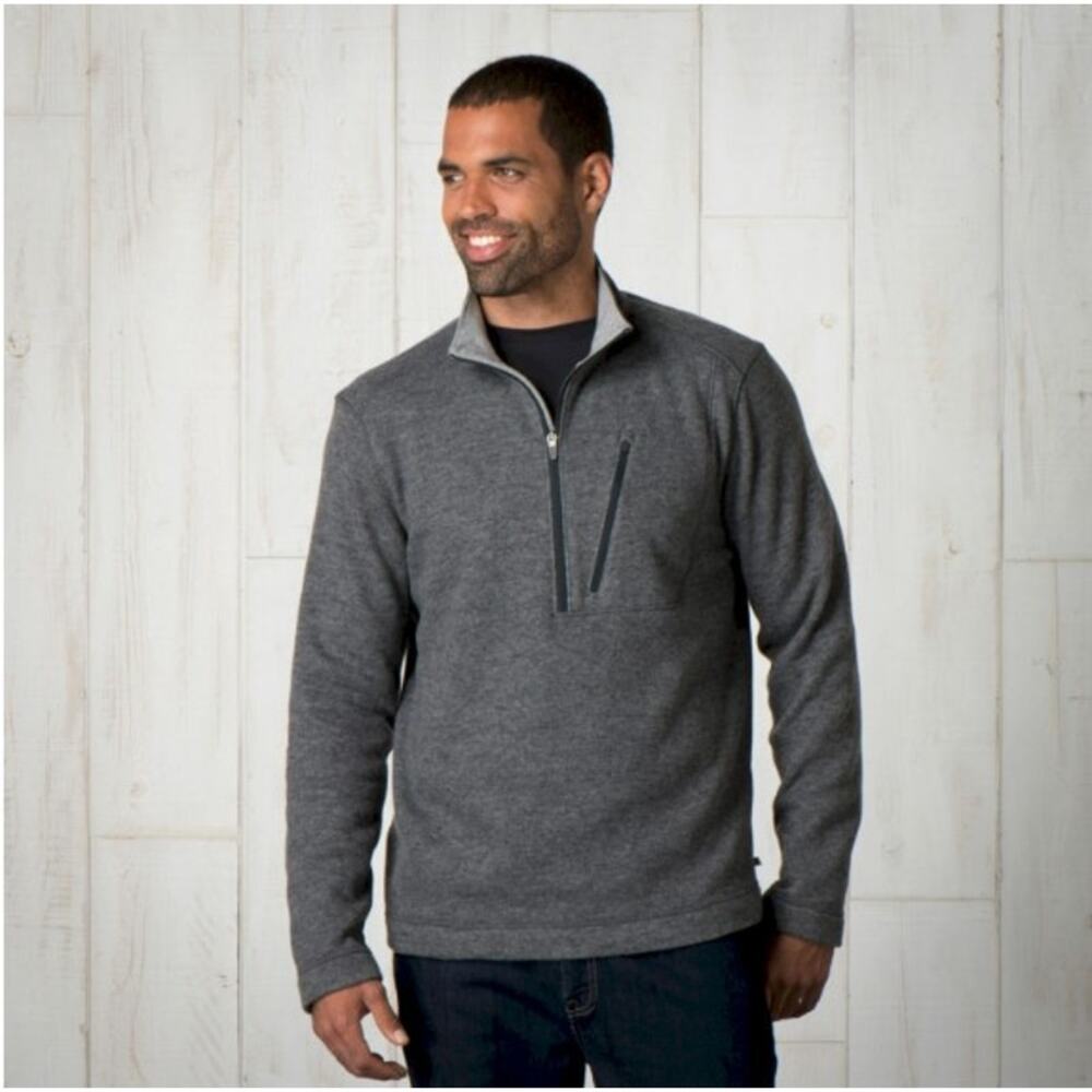 Toad&Co Outbound 1/4 Zip Pullover Wool Blend Large